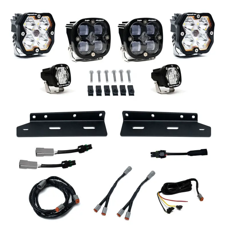 Baja Designs Squadron 2.0 Sport Fog Light Kit – Sae-Compliant, Clear Lens For 2021–2025 Ford Raptor 1