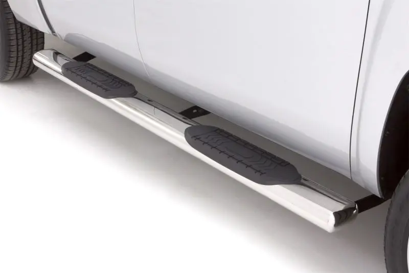 Lund Polished Stainless Steel Nerf Bars – 6-Inch Oval, Straight Style For 1999–2013 Chevy Silverado 1500 Standard Cab 2