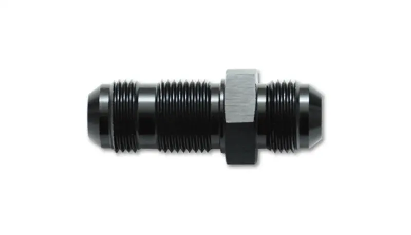 Vibrant Aluminum -12An Flare Straight Bulkhead Adapter Fitting 1