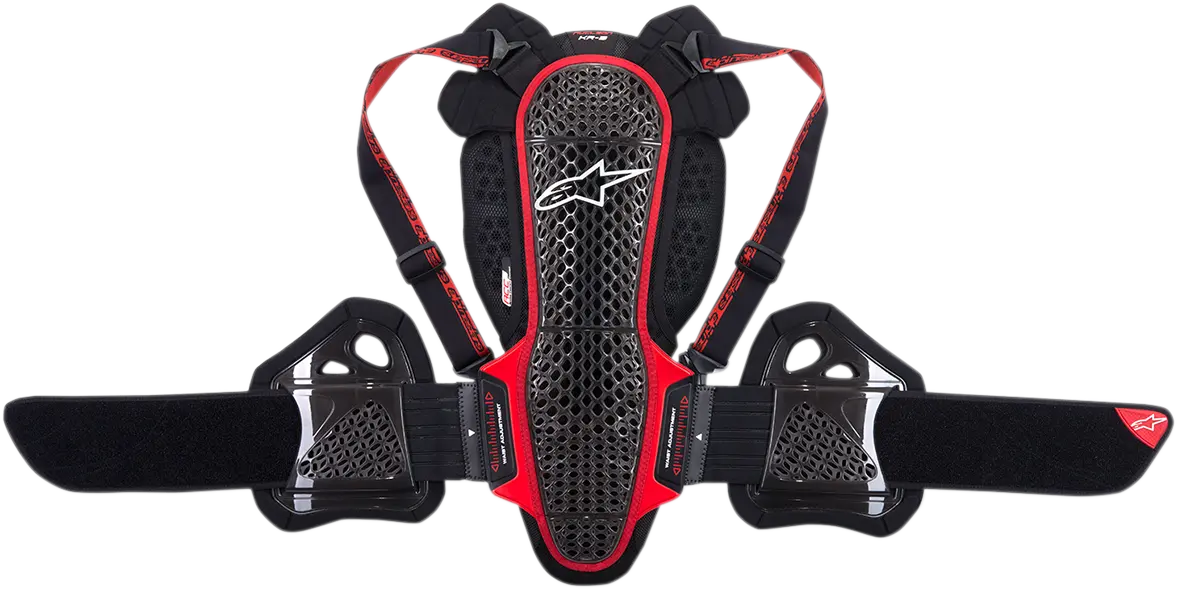 Alpinestars Nucleon Kr-3 Back Protector - Black/Red - Xs 6504718-13-Xs 1