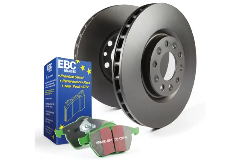 Stage 14 High-Performance Brake Kit – Greenstuff 6000 Pads + Rk Drilled & Slotted Rotors 1