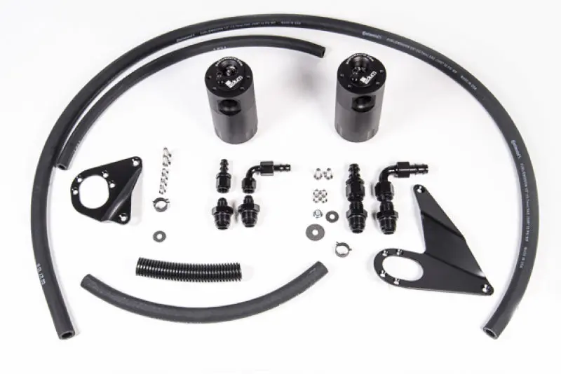 Radium Engineering 08-09 Mitsubishi Evo X Dual Catch Can Kit 1