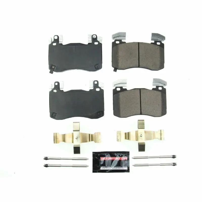 Power Stop Z23 Evolution Sport Front Brake Pads With Hardware — 2018–2019 Kia Stinger 1
