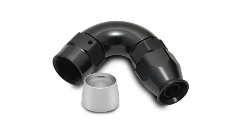 Vibrant -8An 120° Ptfe-Lined Hose Fitting – Angled End For Flexible Routing 1