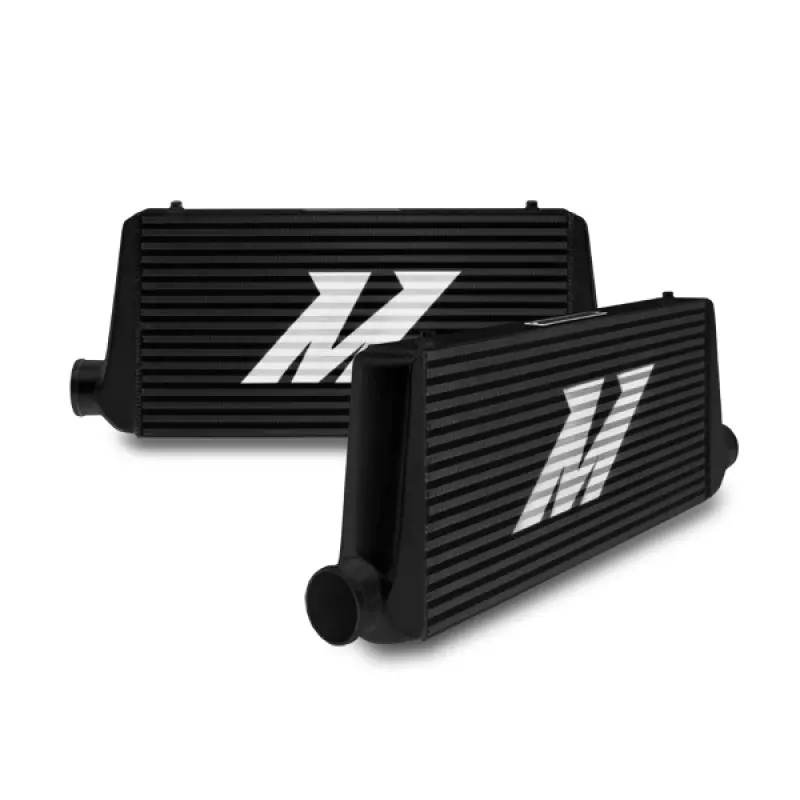 Mishimoto Universal Black R-Line Intercooler — 31×12×4" Overall, 24×12×4" Core, Dual 2.5" Inlet/Outlet 1