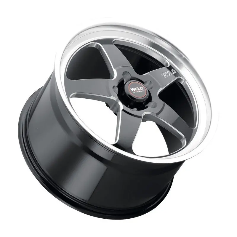 Weld Ventura 18X7 Gloss Black Alloy Wheel — 5X120.65 Bolt Pattern, 0Mm Offset, 78.1Mm Center Bore 1