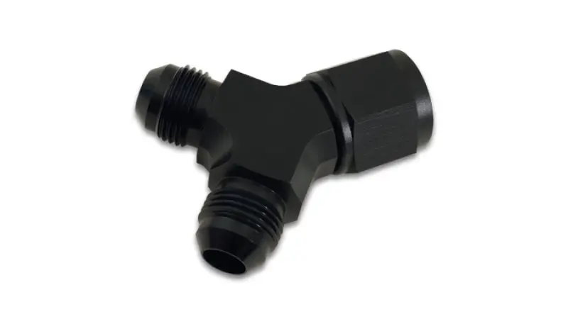 Vibrant Aluminum Y-Adapter – -8An Female Inlet, Dual -6An Male Outlets 1