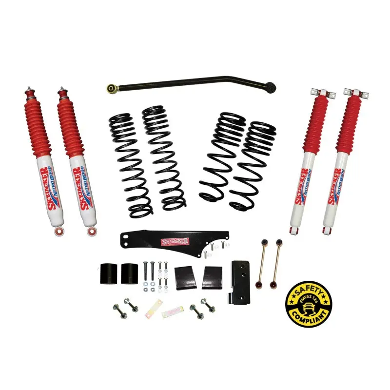 Skyjacker Nitro Long-Travel Lift Kit – 3.5 To 4 Inches, For 2007–2018 Jeep Wrangler Jk (2-Door) 1