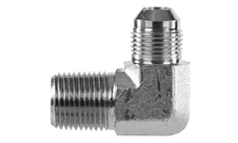 Mcleod Male Elbow Fitting – Roll Pin To An4, Aluminum 1