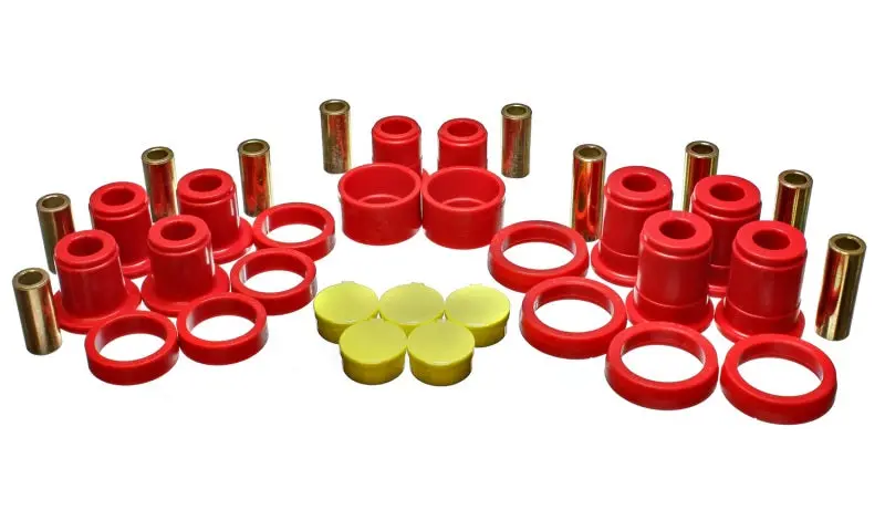 Energy Suspension Red Rear Control Arm Bushing Kit For 2002–2007 Gm Suvs 1