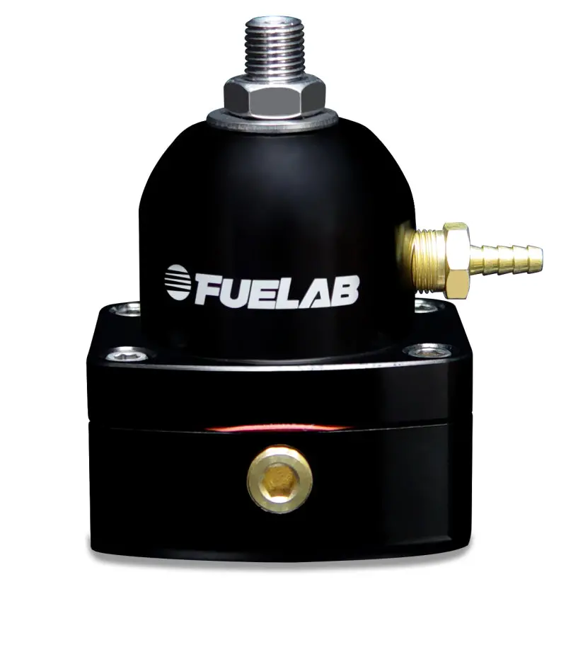 Fuelab 525 Adjustable Efi Fuel Pressure Regulator – 25–90 Psi Range, Dual -6An Ports (In & Return), Black 1