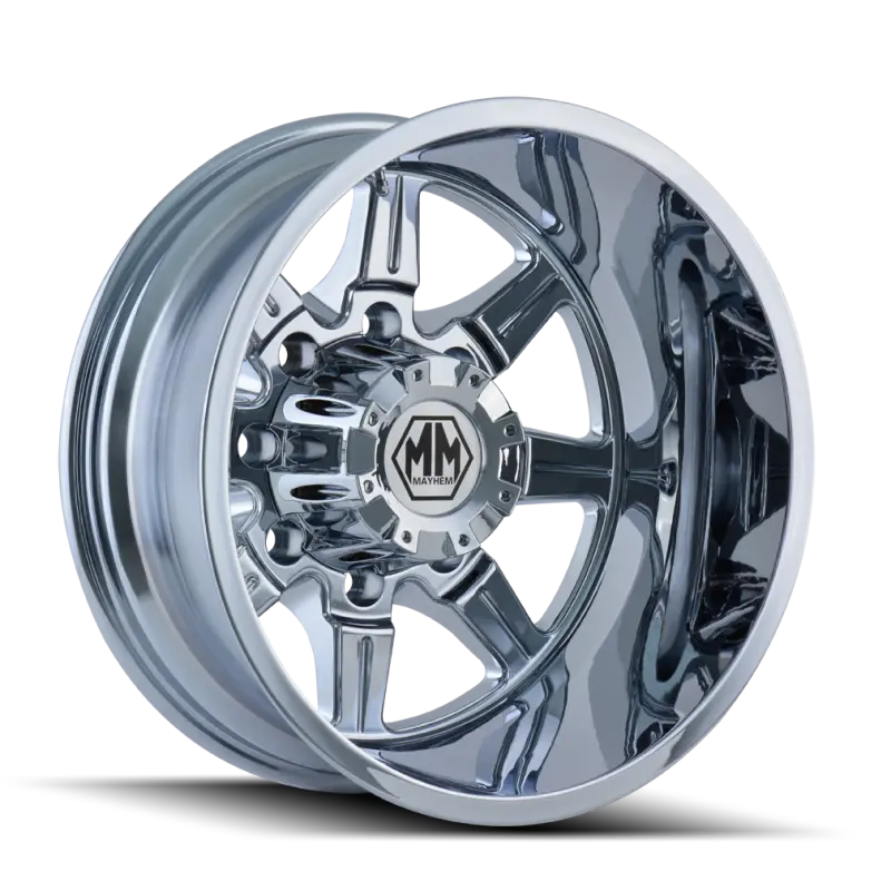 Mayhem Monstir 17X6.5 Chrome Rear Wheel — 8X200 Bolt Pattern, -140Mm Offset, 142Mm Hub Bore 1