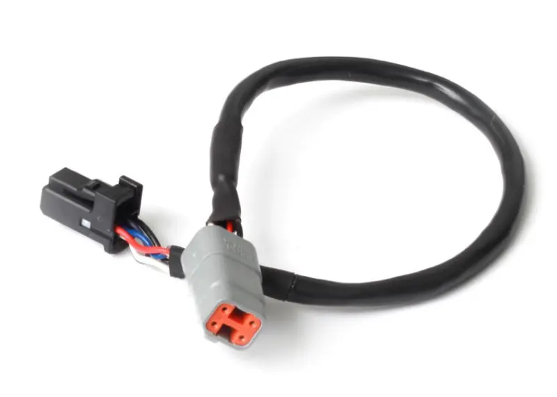 Haltech Elite Can Bus Cable – Dtm-4 To 8-Pin Black Connector, Tyco Spec, 600Mm (24") 1