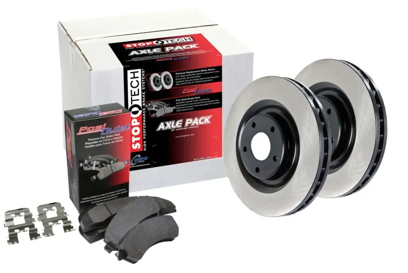 Centric Oe-Coated 4-Wheel Brake Kit – Front & Rear Discs And Pads With Corrosion-Resistant Coating 1