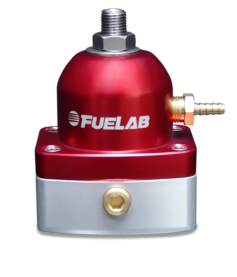 Fuelab 525 Efi Adjustable Fpr In-Line 25-90 Psi (1) -6An In (1) -6An Return - Red 1