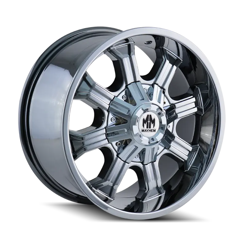 Mayhem Beast Chrome Wheel – 20X9, 8X180 Bolt Pattern, 18Mm Offset, 124.1Mm Hub Centric 1