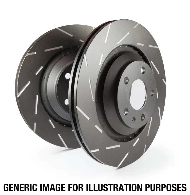 Ebc Usr Sport Slotted Rear Brake Rotors – 2016+ Ford Focus Rs (2.3L Turbo) 1