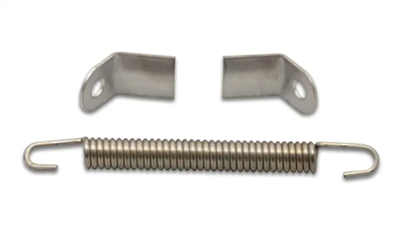 Vibrant Weld-On Collector Tab Kit — Includes Two Stainless Tabs & 3.5" Spring 1