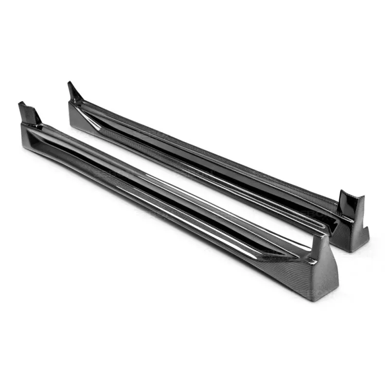 Seibon Carbon Fiber Side Skirts – Direct-Fit For 2002–2003 Subaru Wrx Coupe 1