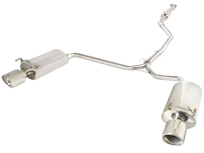Afe Power Takeda Dual Exhaust System – 304 Stainless Steel Cat-Back With Polished Tips For 2013–2017 Honda Accord Lx/Ex/Ex-L Sedan (2.4L L4) 1