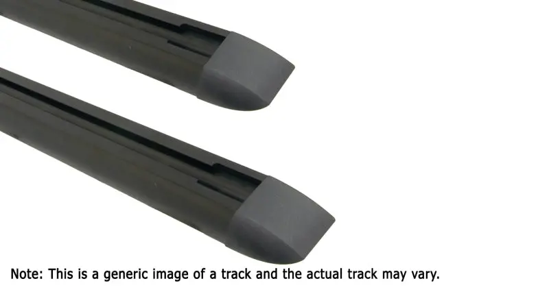 Rhino-Rack Rtc Roof Track System — Pair With Hardware & End Caps For Jeep Wrangler Jk (2-Door, Removable Roof) 1