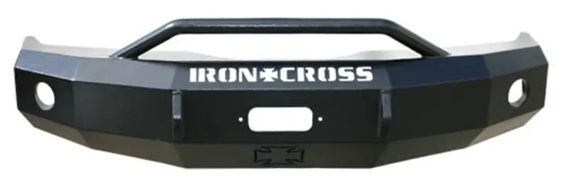 Iron Cross Heavy-Duty Push Bar Bumper In Matte Black For 2007–2013 Toyota Tundra 1