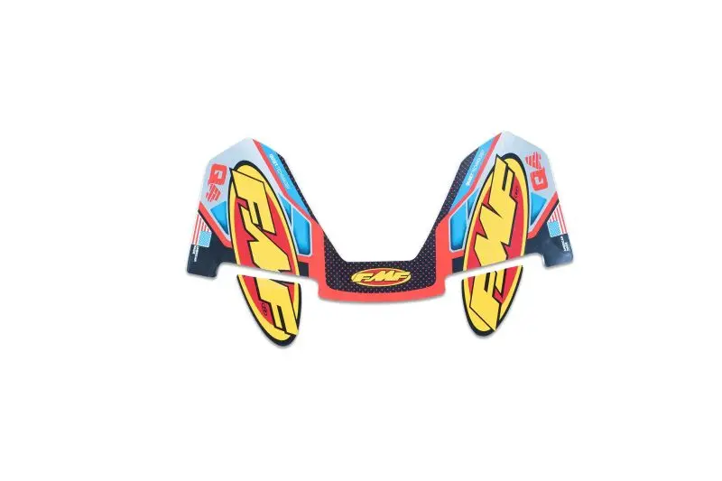 Fmf Racing Hex Q4 Wrap Logo Aluminum Decal Replacement 1