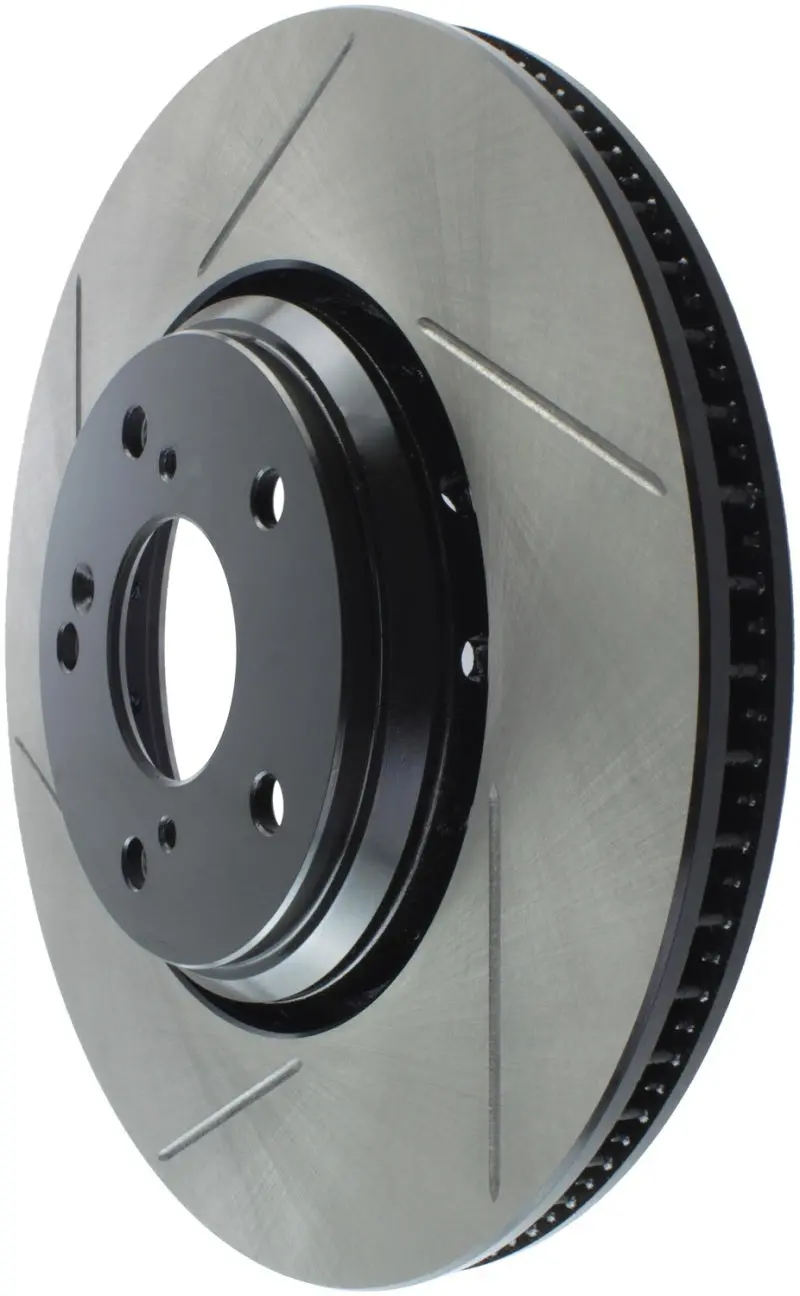 Stoptech Sport Slotted 17-18 Acura Ilx Front Right Rotor 1