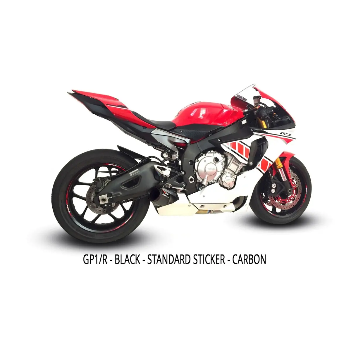 Austin Racing Gp3 Low Mount De-Cat Exhaust Systems With Gp1R Slip On For 2015-19 Yamaha Yzf-R1, R1M 1